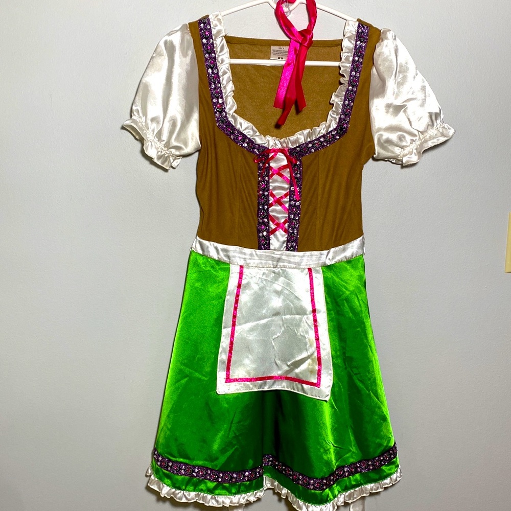 Flirty Frauline Oktoberfest Dress Sexy Costume Halloween German Sz Small